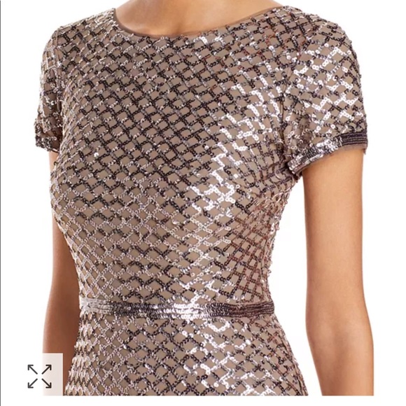 Sequin gown from Bloomingdales, size 6. - Picture 6 of 7